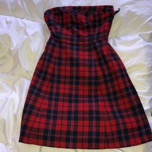American eagle plaid dress